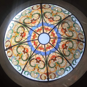 Stained Glass Design Work Hyderabad | Stained Glass Dome Skylight